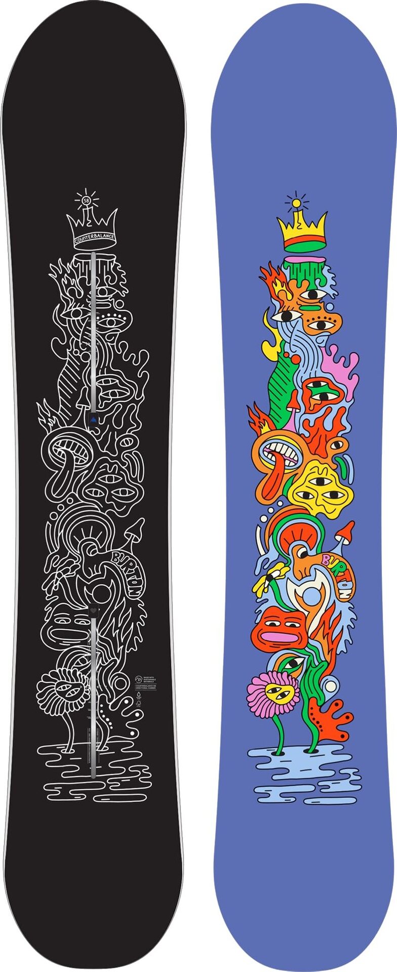 Burton Counterbalance Camber Snowboard Hallucinate