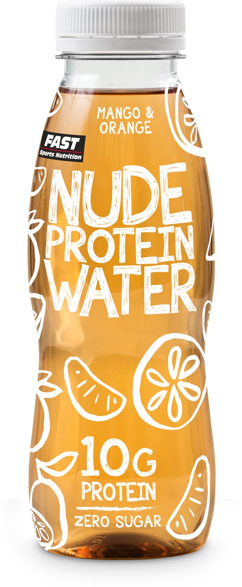 FAST Nude Protein Water Mango-orange