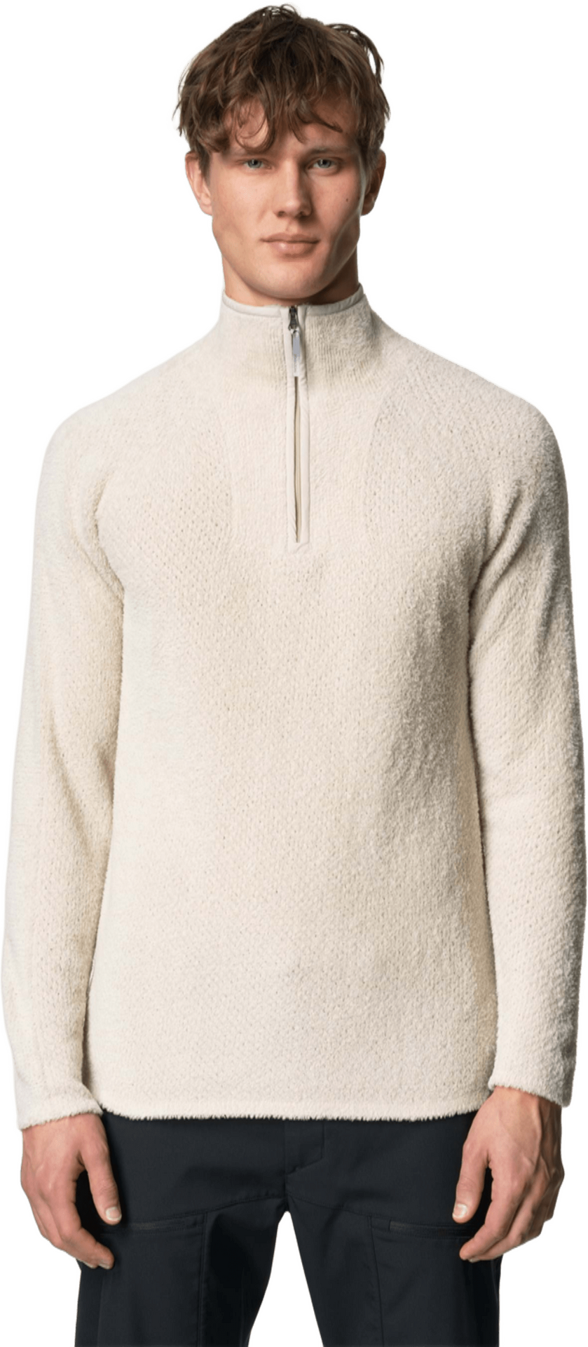 Houdini Lykan Half Zip Mens Foggy Mountain