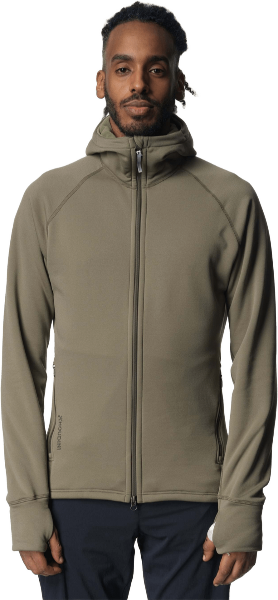Houdini Power Houdi Mens Sage Green