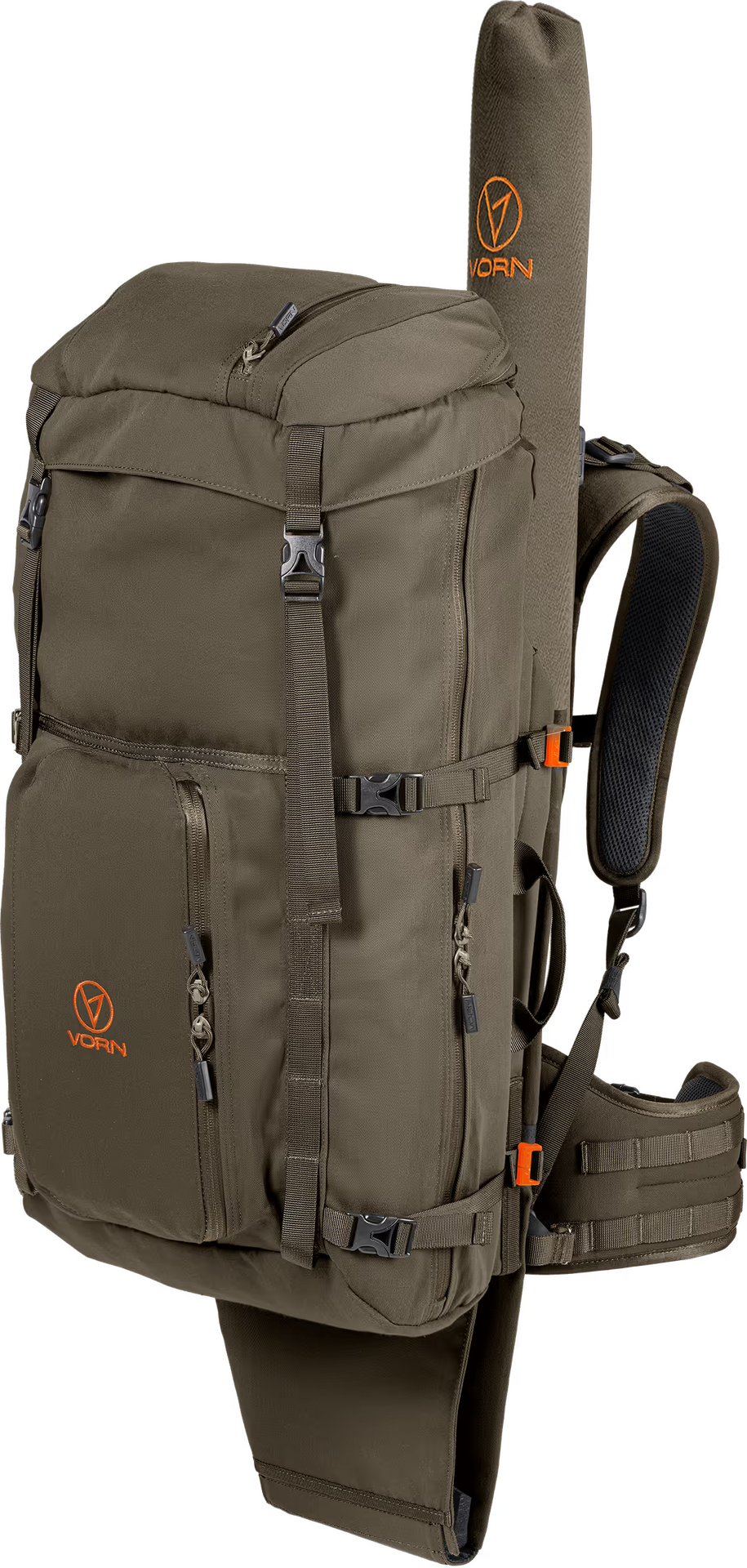 Vorn EV45 Rifle Backpack w/ QRR Ash Green