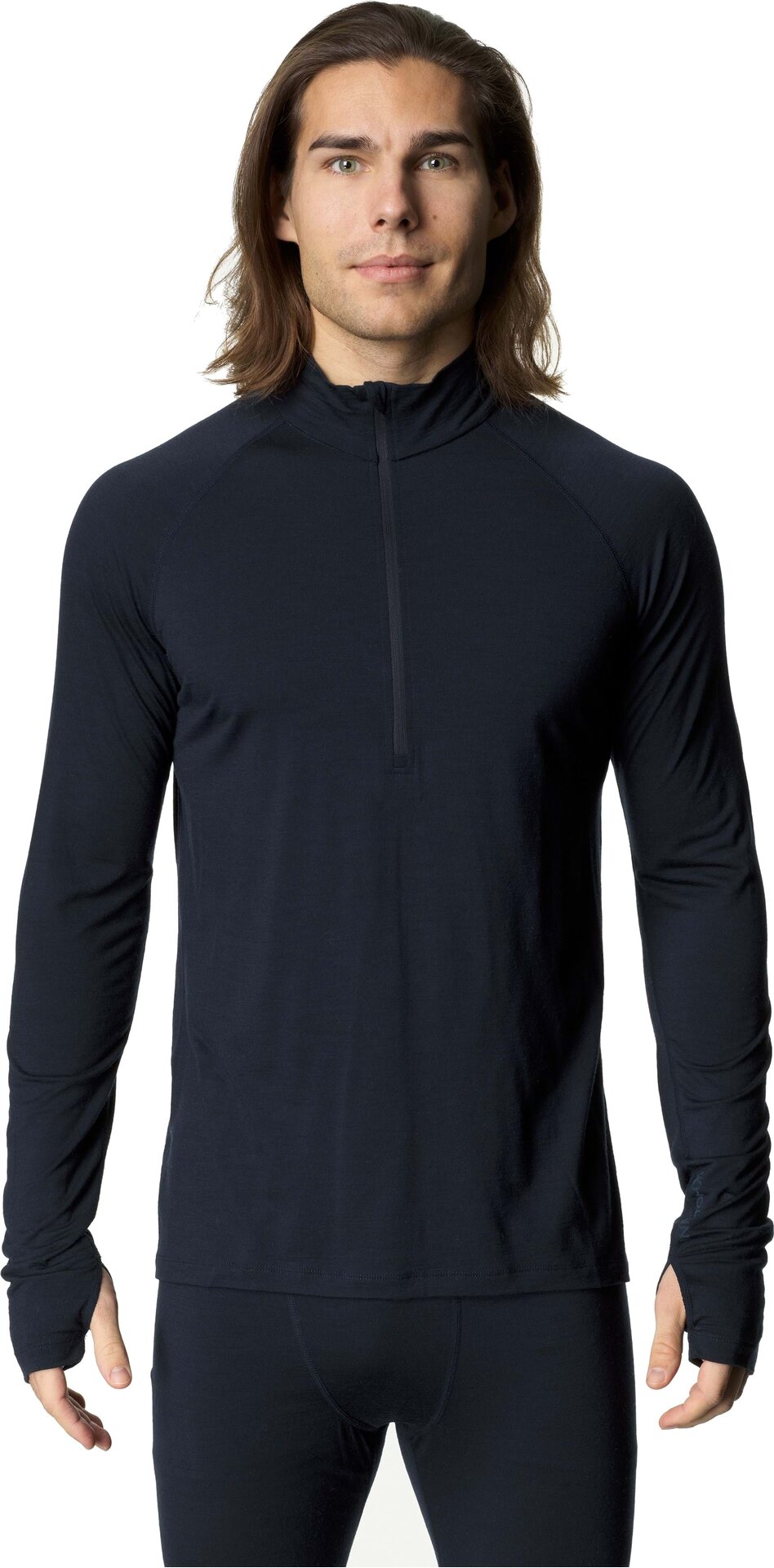 Houdini Desoli Light Half Zip Mens Blue Illusion