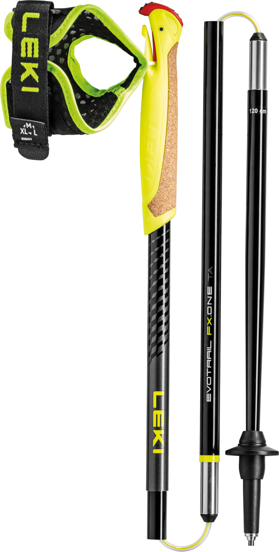 LEKI Evotrail FX.One TA Black - Neon Yellow - Dark Anthracite