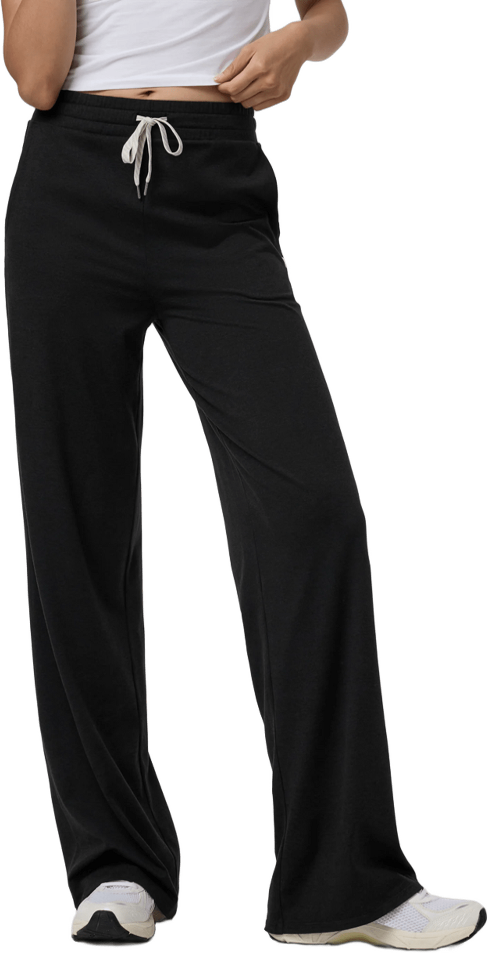 Vuori Halo Essential Wideleg Womens Black Heather