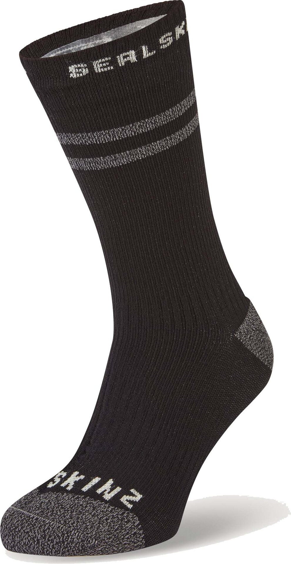 Sealskinz Scoulton Waterproof Warm Weather Mid Length Sock with Hydrostop Black