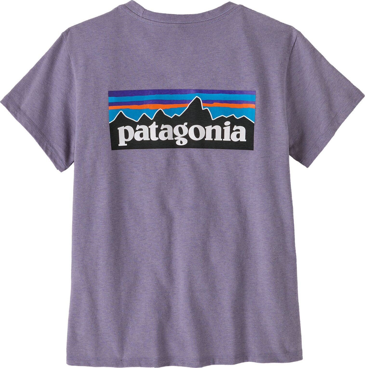 Patagonia P-6 Logo Responsibili-Tee Womens Concrete Purple