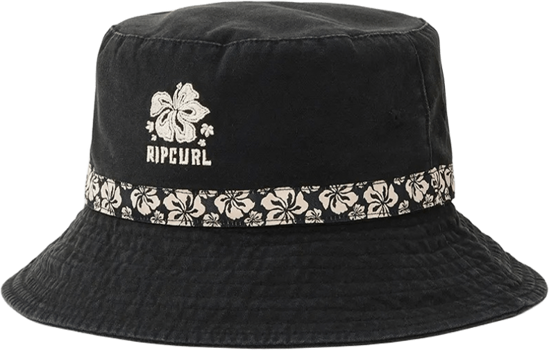 Rip Curl Mixed Graphic Bucket Hat Washed Black