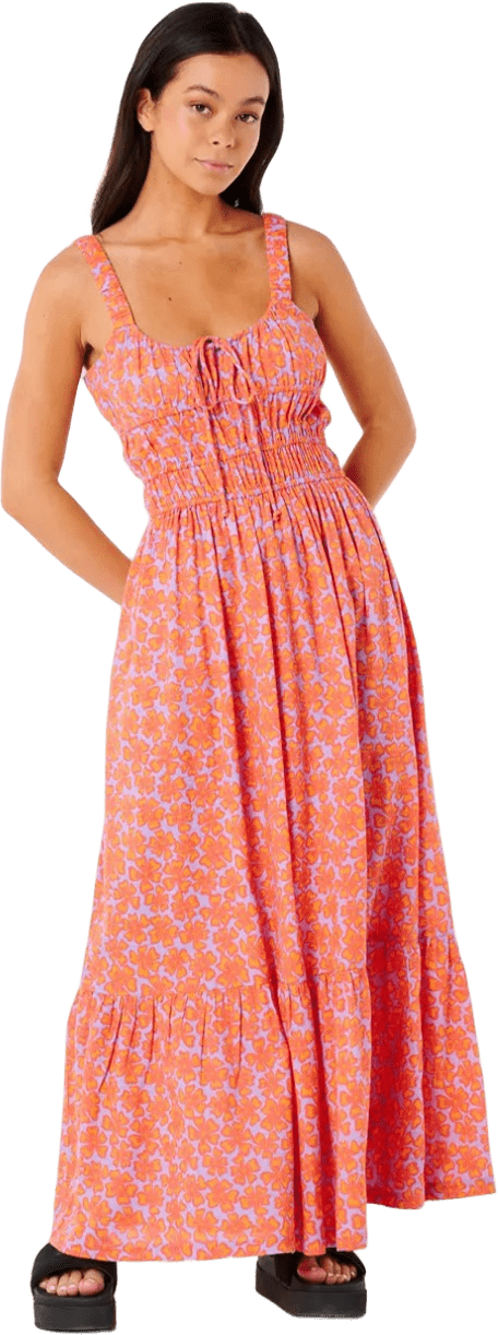 Rip Curl Neon Isles Maxi Dress Pink