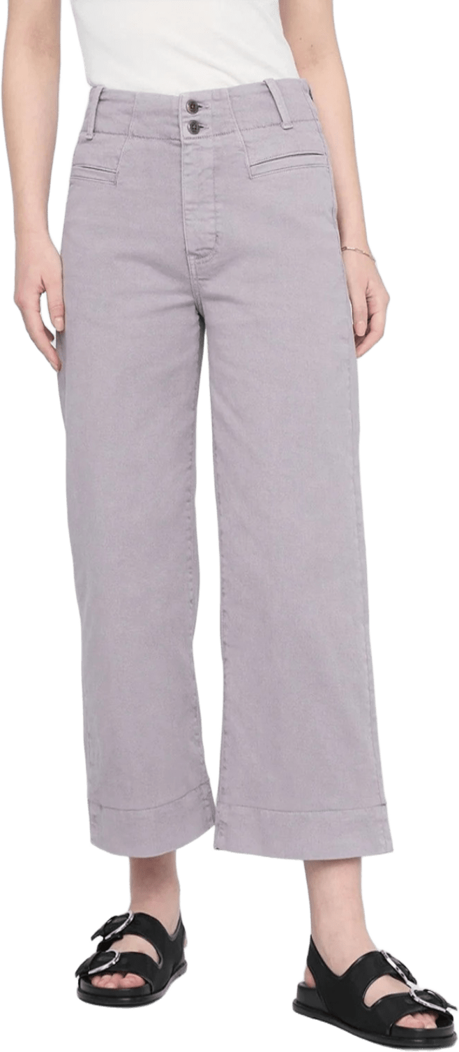 Duer LuxTwill High Rise Trouser Womens Ash