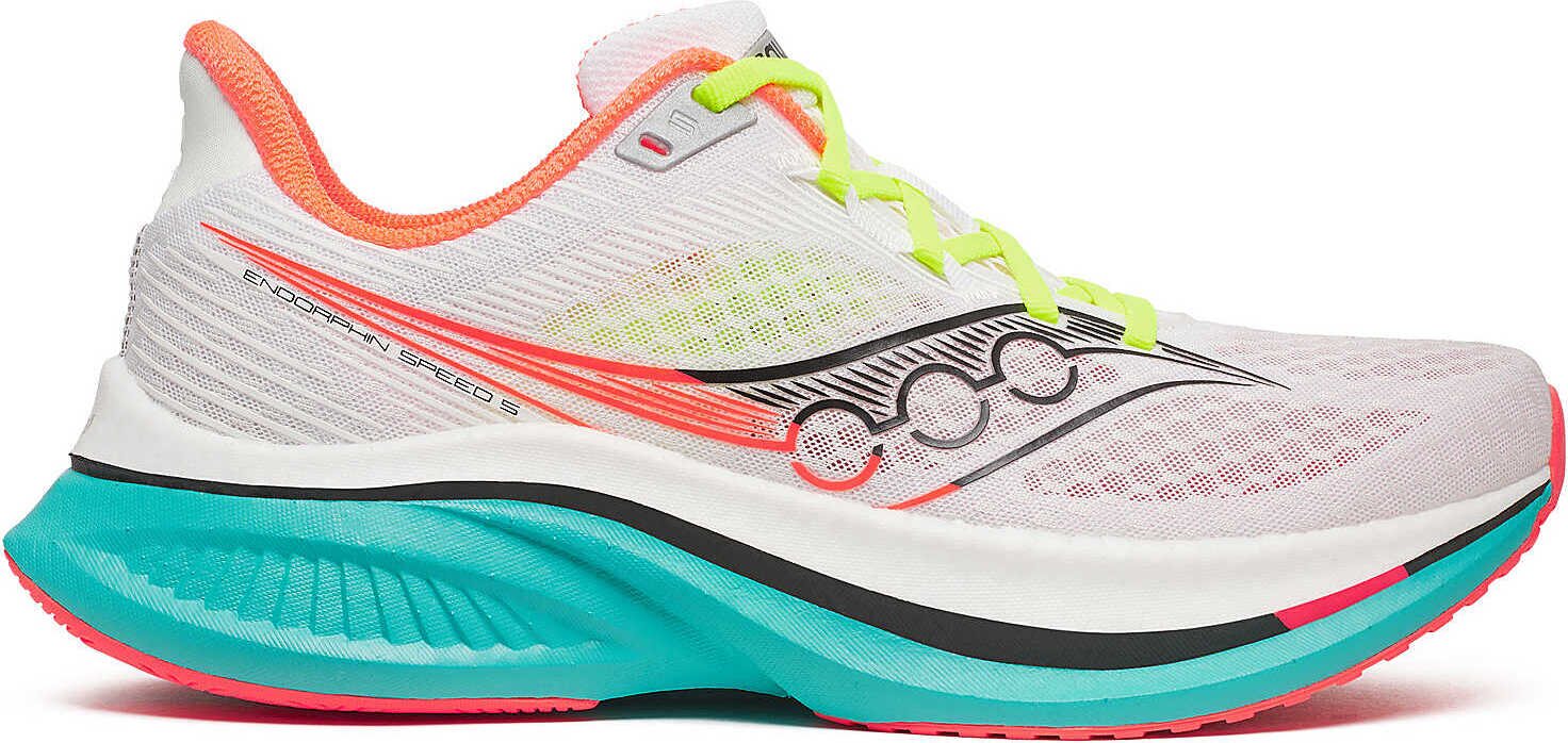 Saucony Endorphin Speed 5 Mens White / Mutant