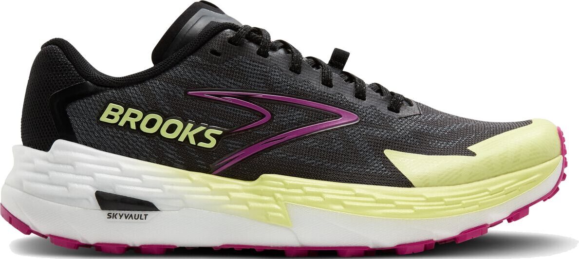 Brooks Catamount 4 Womens Grey/Black/Lime