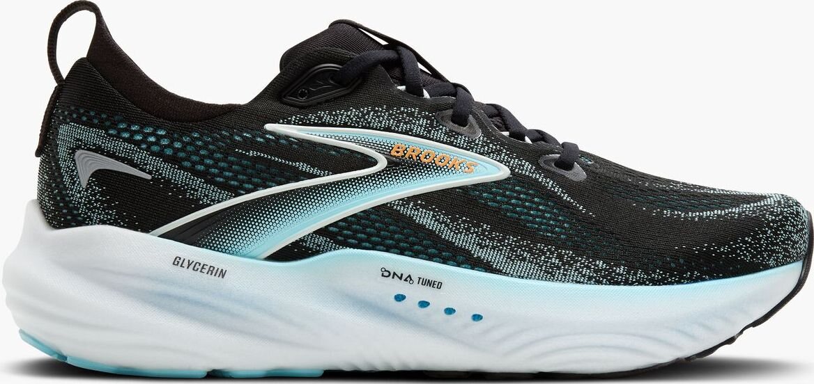 Brooks Glycerin 22 Mens Black/Atomizer/Blazing Orange