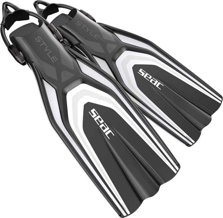 Seacsub Sling Strap Fins Black/White