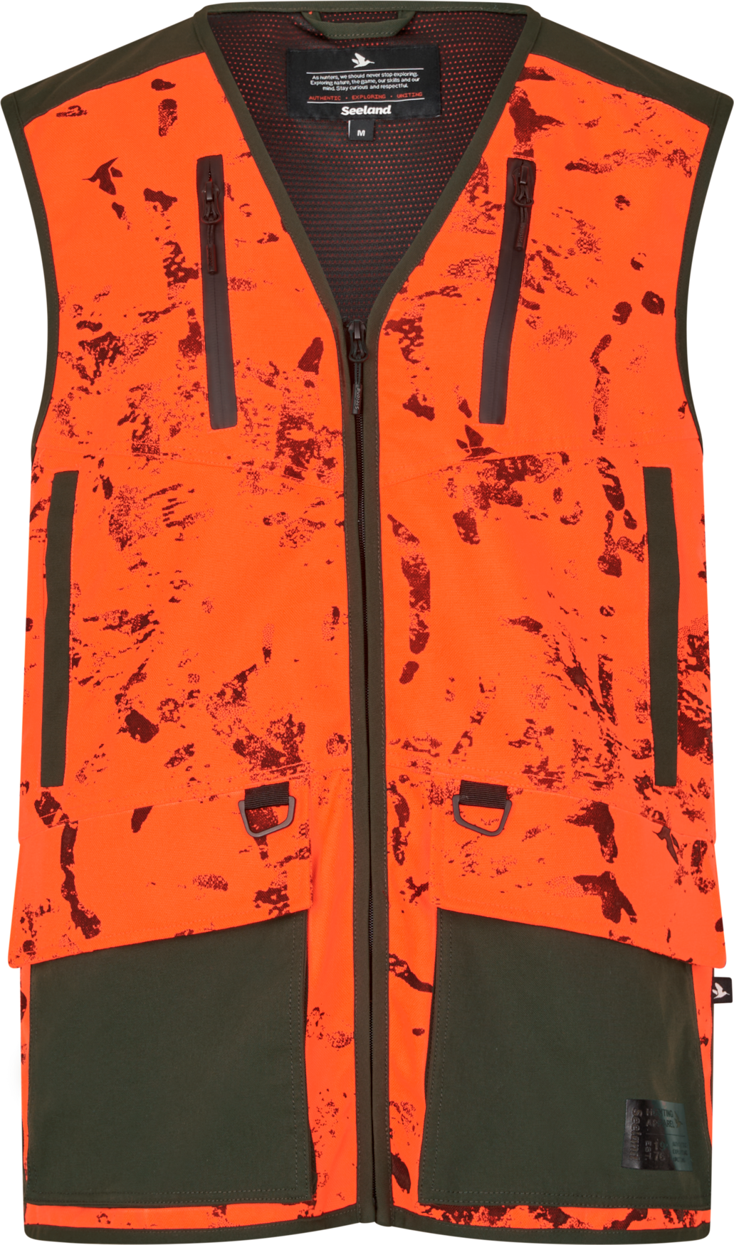 Seeland Trax Blaze Waistcoat Mens Orange Blaze InVis MPC