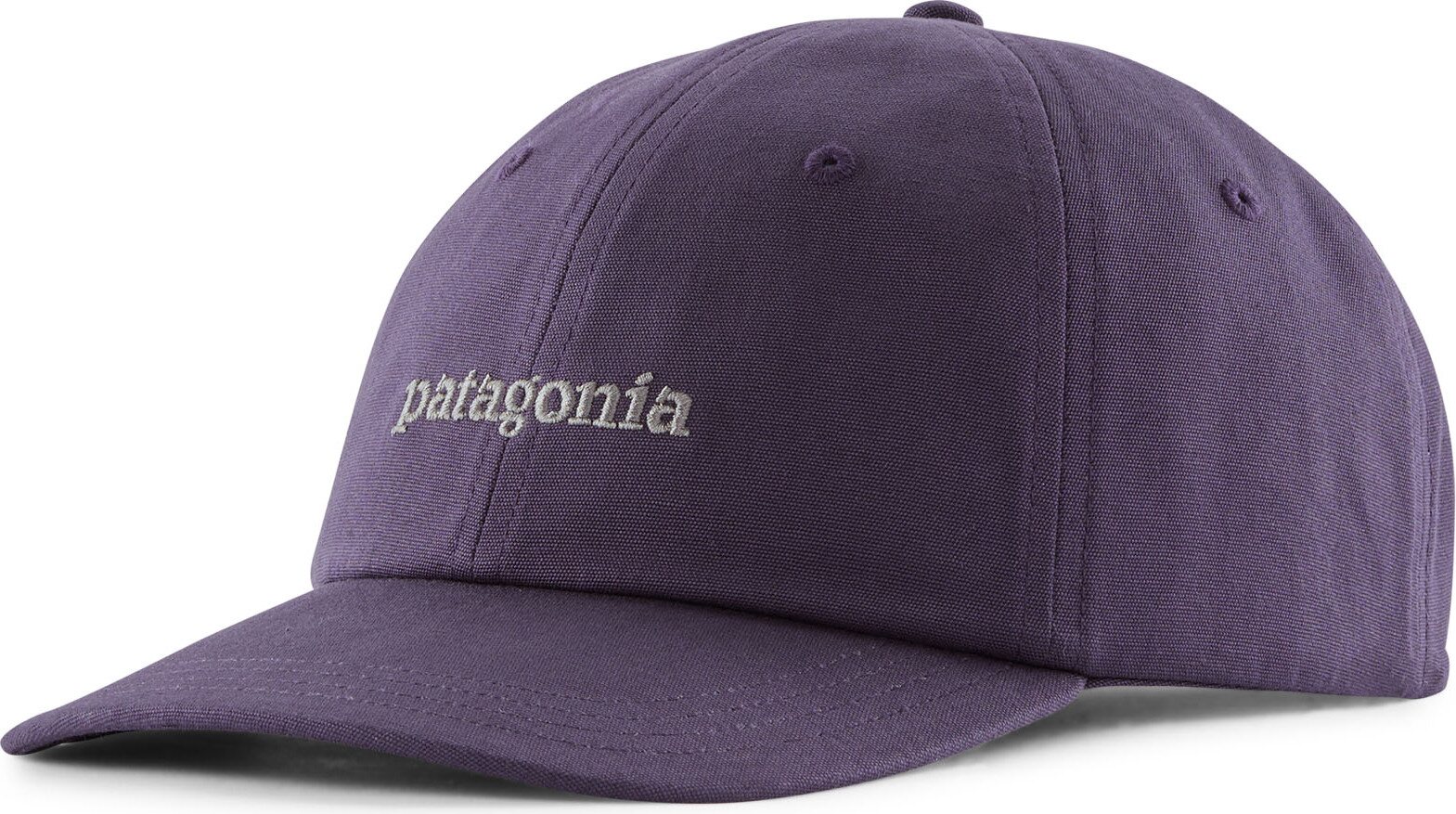 Patagonia Fitz Roy Icon Trad Cap Text Logo: Plummet Purple