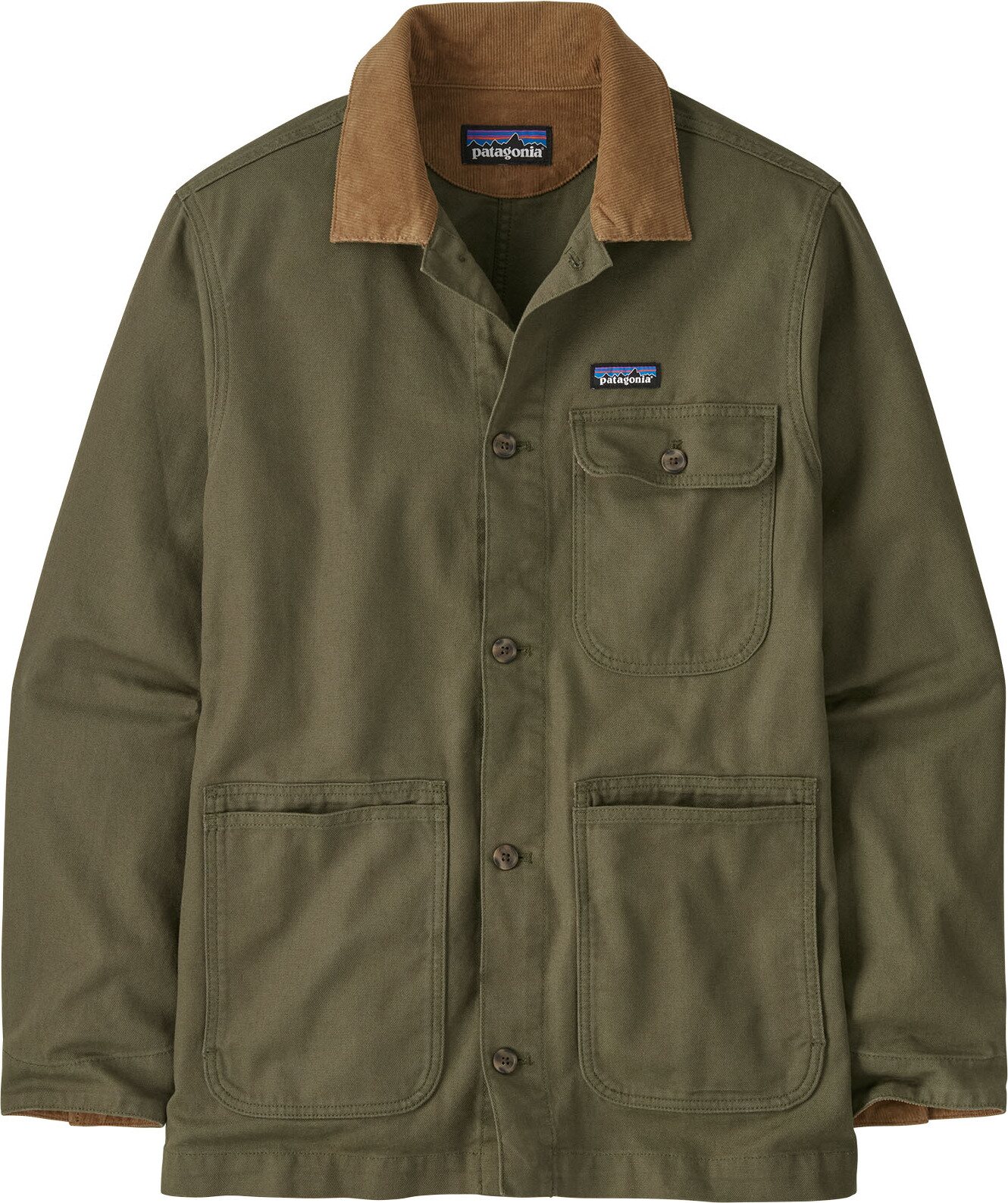Patagonia Point Reyes Canvas Coat Mens Basin Green