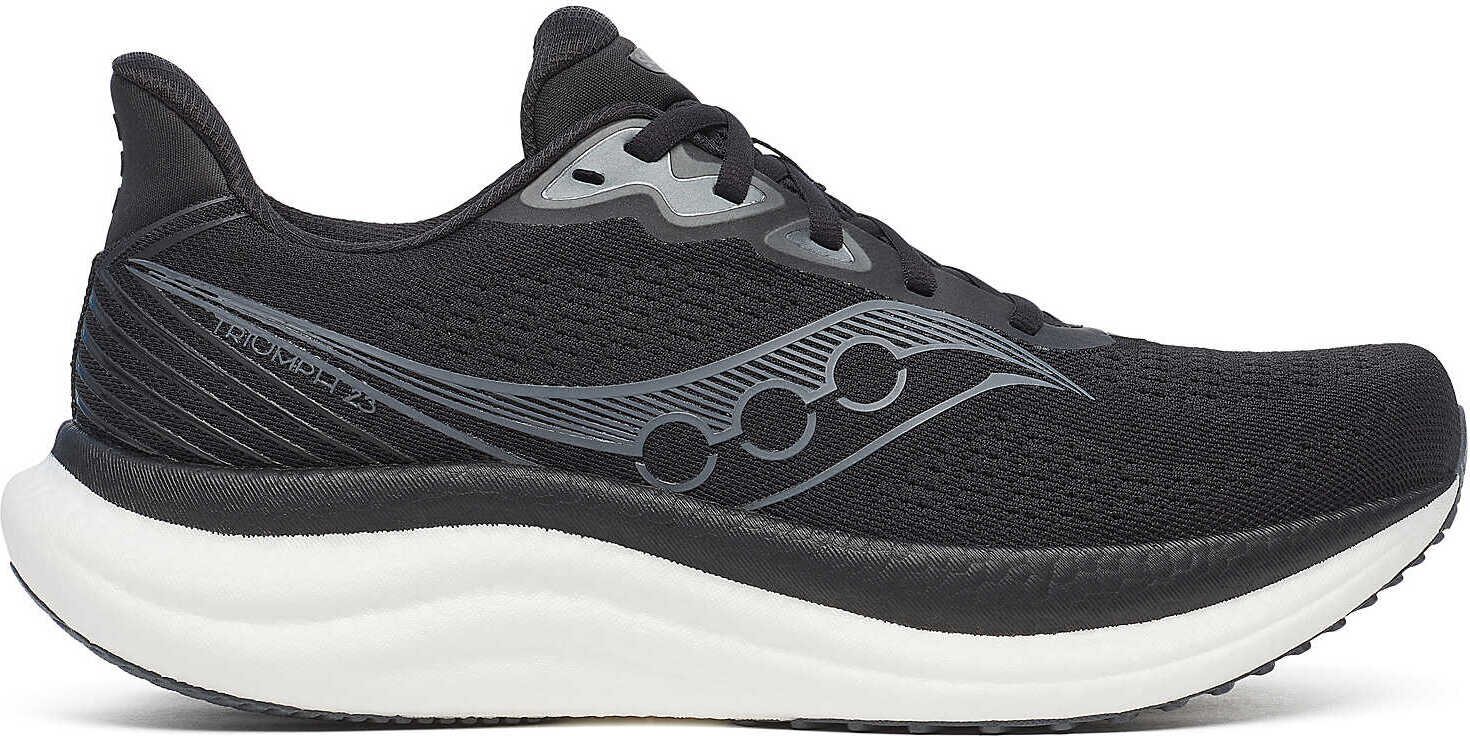 Saucony Triumph 23 Wide Mens Black / White