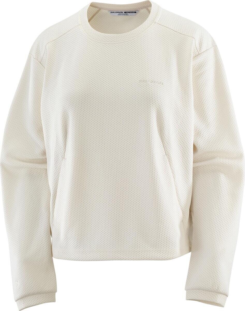 Salomon Motomesh Crewneck Womens Whisper White