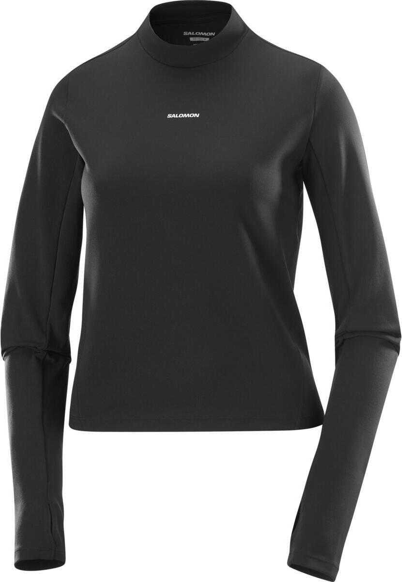 Salomon SHKout Bliss Long Sleeve Tee Womens Deep Black