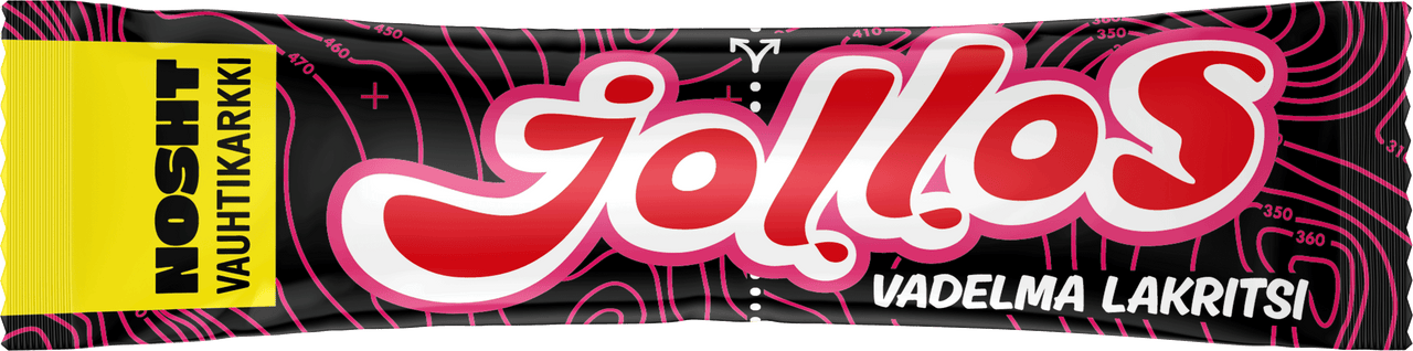 NOSHT Jollos Energy Chews Raspberry Liquorice