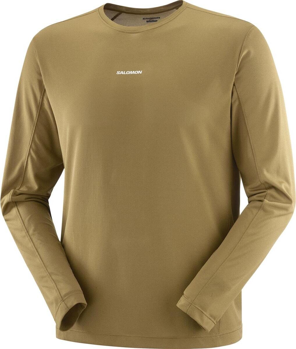 Salomon SHKout Core Long Sleeve Tee Mens Brilliant Olive