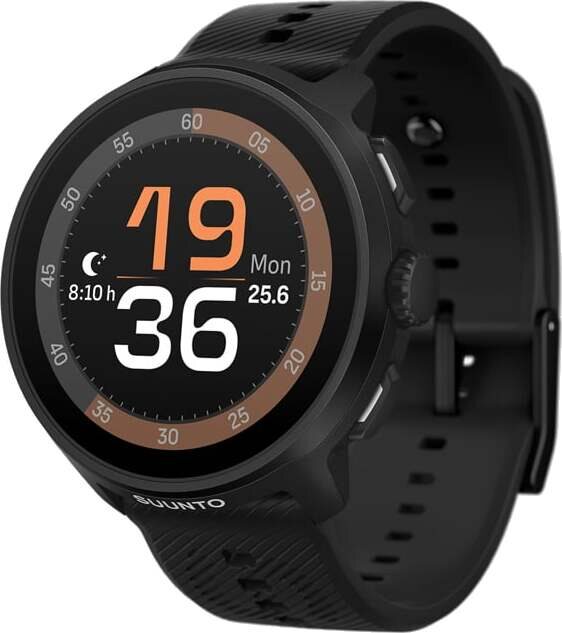 Suunto Run with Silicone Strap All Black