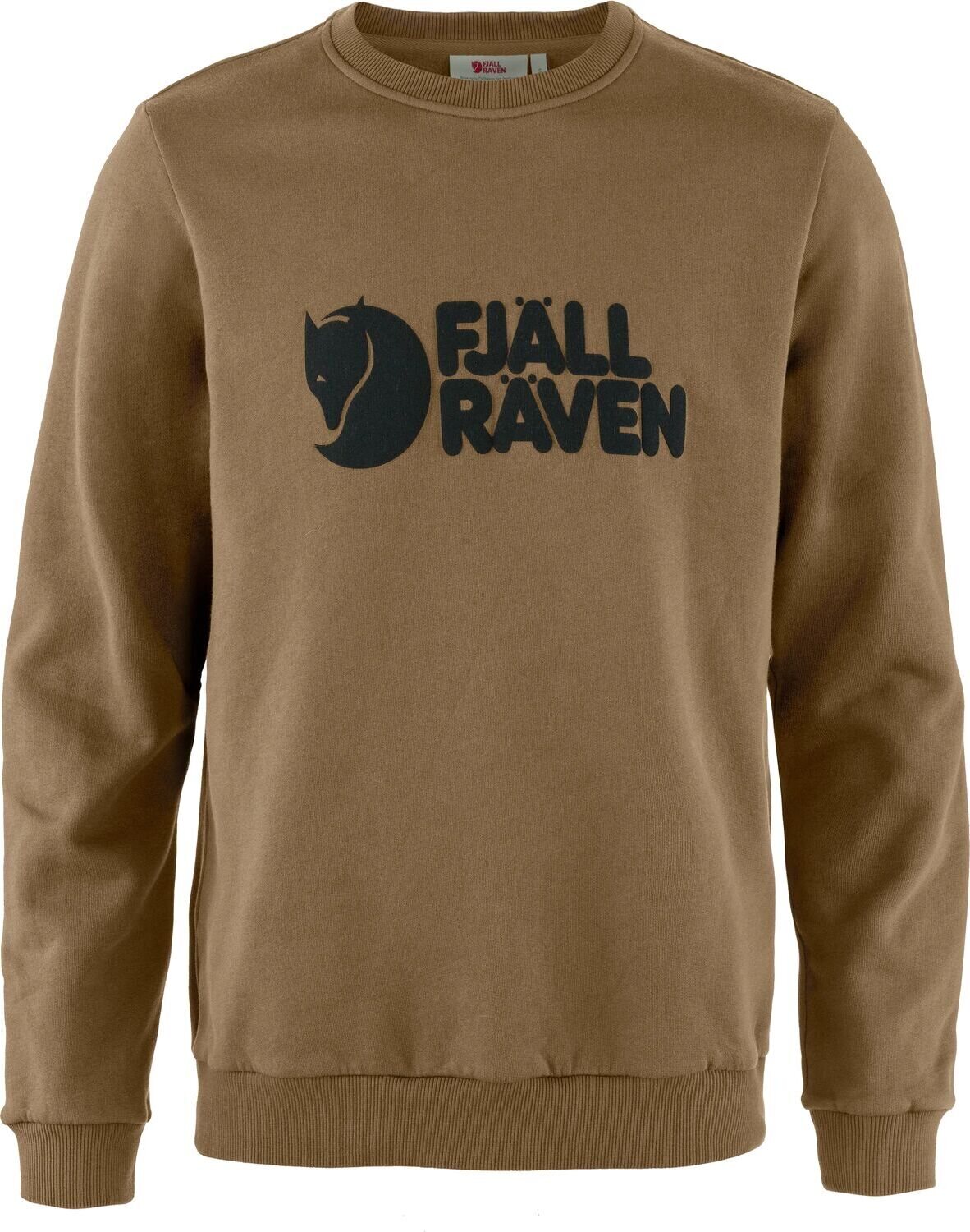 Fjällräven Logo Sweater Mens Wood Brown (265)