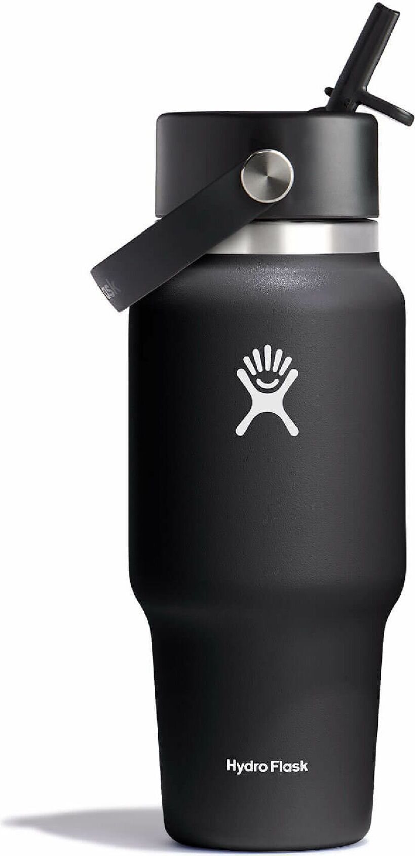 Hydro Flask Travel Bottle with Flex Straw Cap 710 ml (24oz) Black