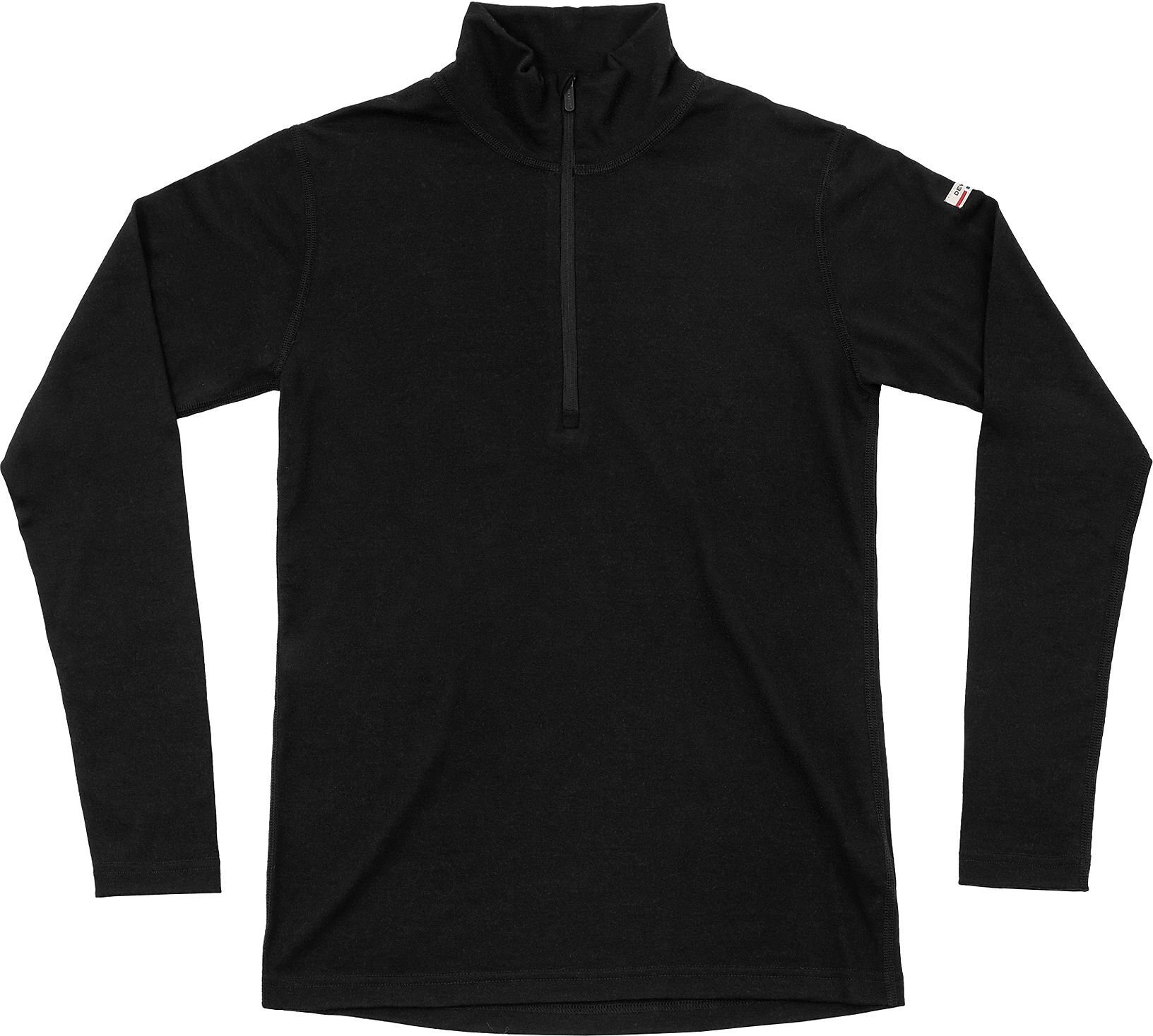 Devold Breeze Plus Merino 200 Zip Neck Womens Black