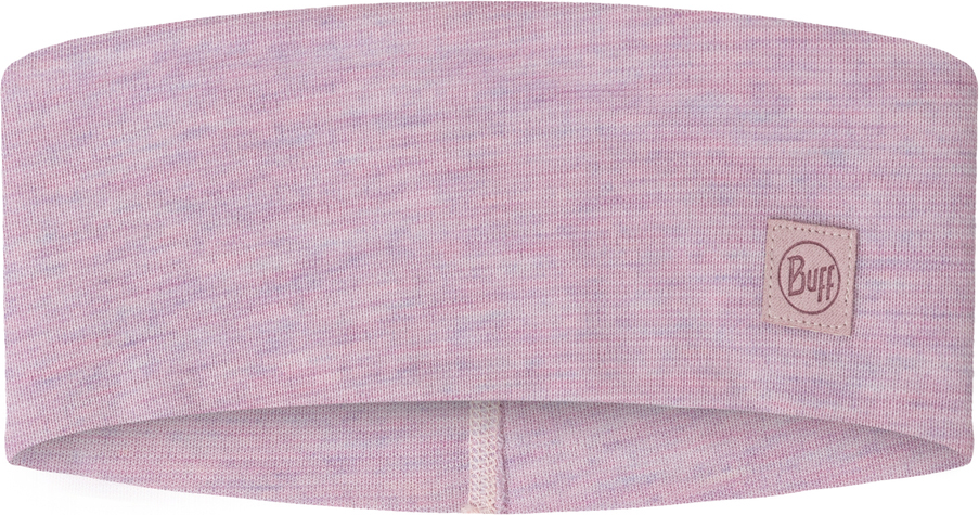 Buff Merino Headband Wide Solid Lilac Sand