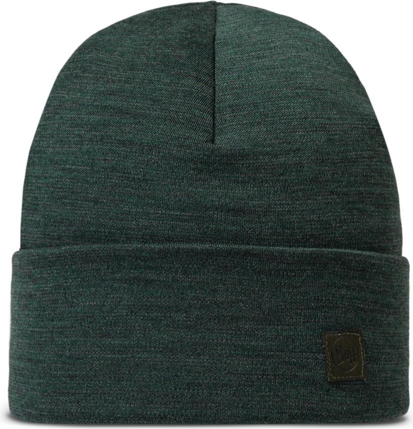 Buff Merino Heavyweight Beanie Solid Forest