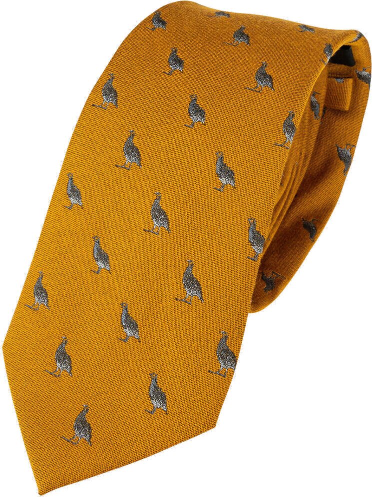 Jack Pyke Silk Tie Partridge Mustard