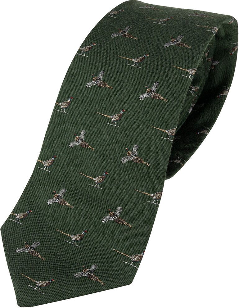 Jack Pyke Silk Tie Phesant Green