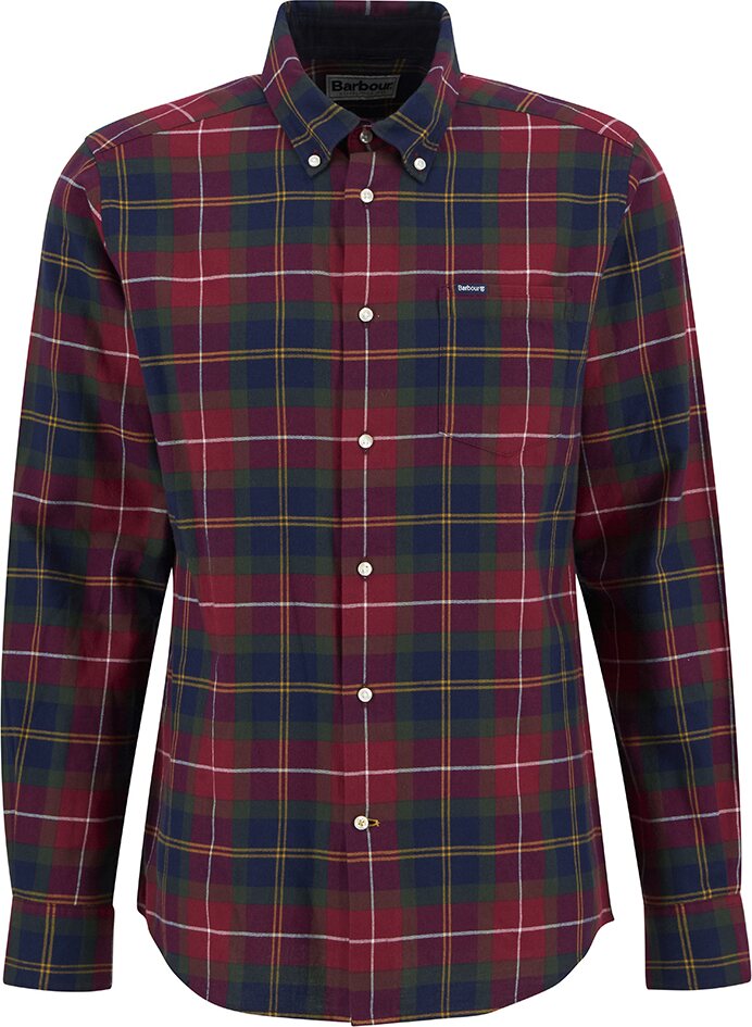 Barbour Fortrose Tailored Shirt Winterberry Tartan