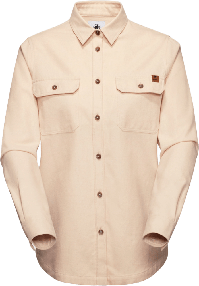 Mammut Tamaro Undyed Longsleeve Shirt Womens Light Brown