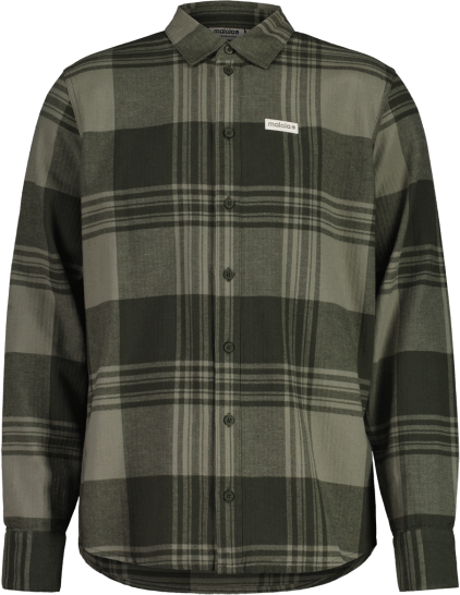 Maloja AblancaM. Organic Hemp Shirt Mens Alpine Woods Check