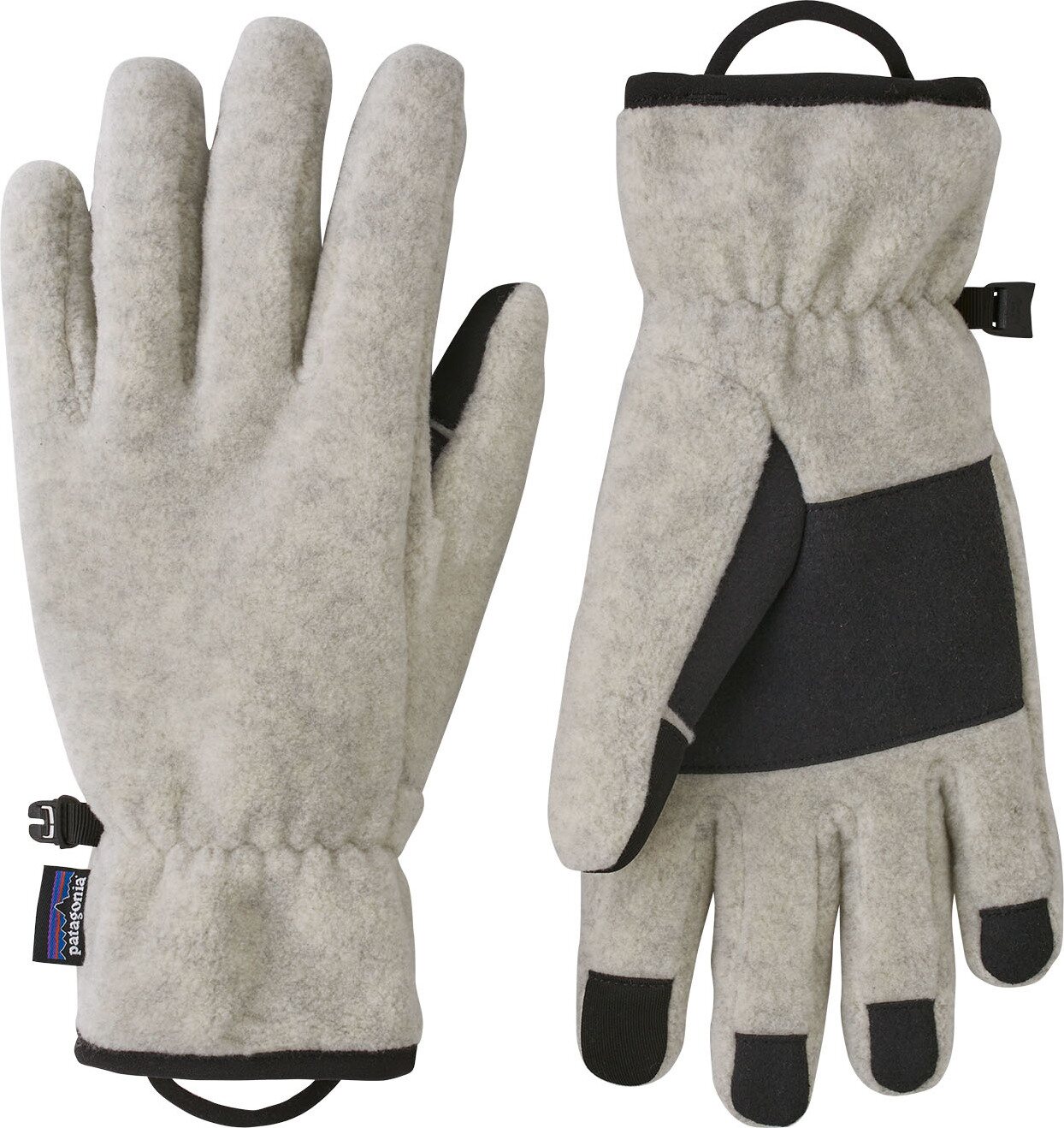 Patagonia Synchilla Fleece Gloves Oatmeal Heather