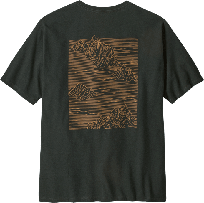 Patagonia Strataspire Responsibili-Tee Mens Old Growth Green
