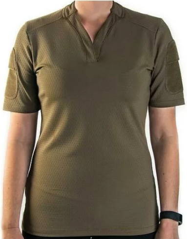 Velocity Systems Womens's Boss Rugby Short Sleeve Ranger Green