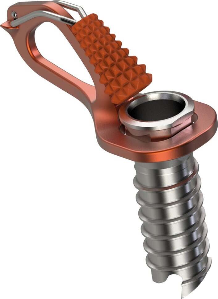 Blue Ice Aero Ice Screw Orange - 7 cm