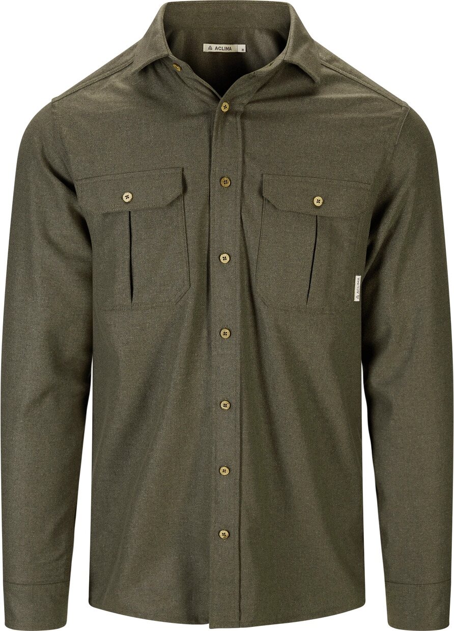 Aclima ReBorn Woolshirt Mens Forest Melange