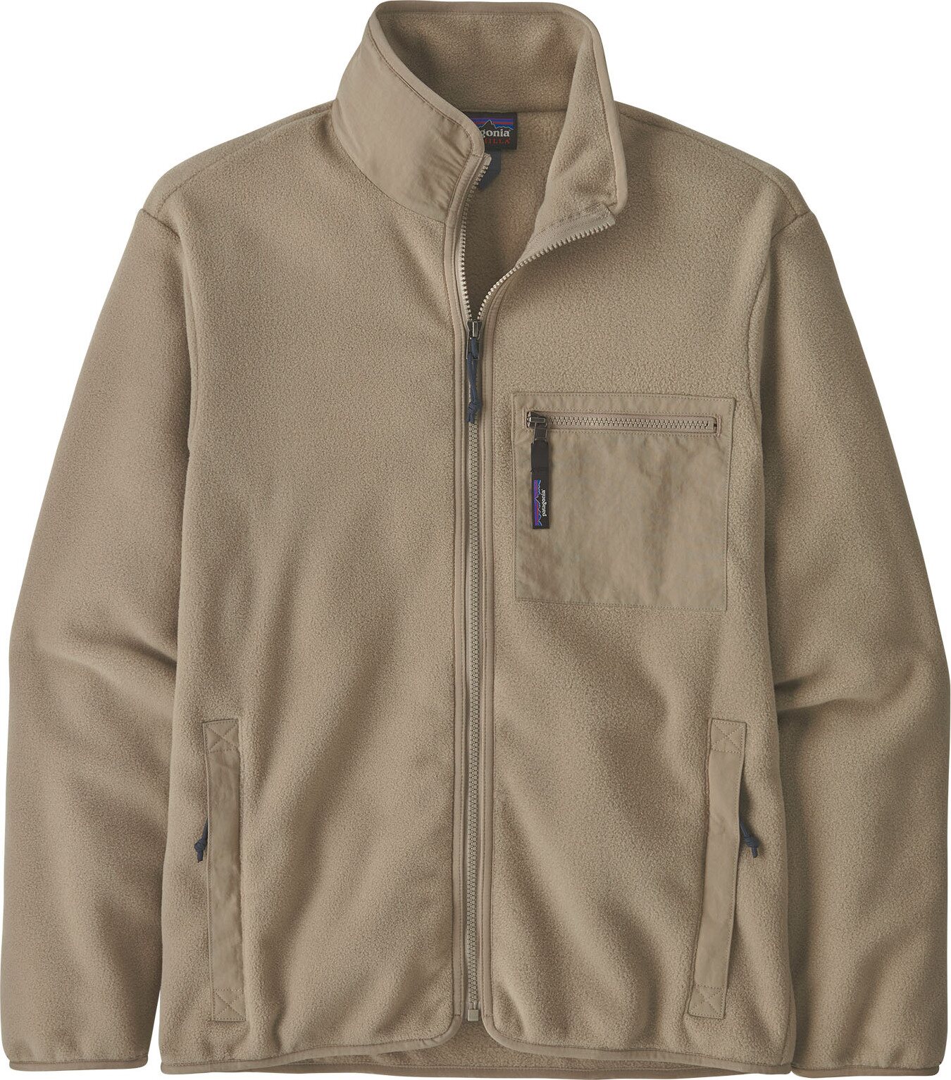 Patagonia Synchilla Jacket Mens Seabird Grey w/ Smolder Blue