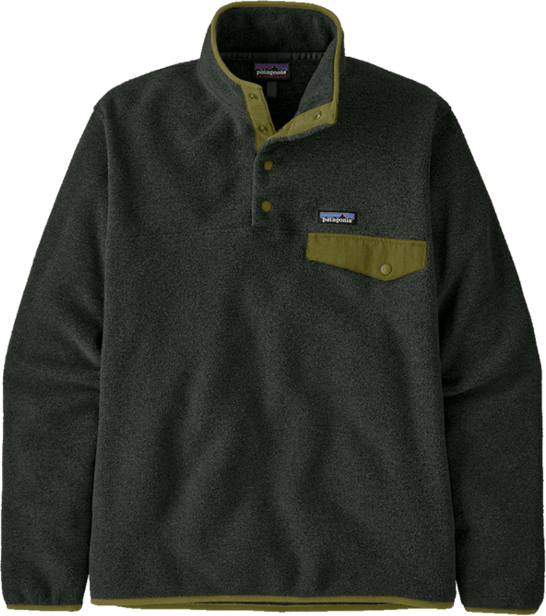 Patagonia Lightweight Synch Snap-T Pullover Mens Old Growth Green