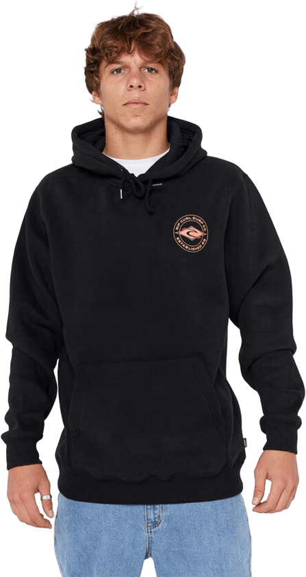 Rip Curl Staple Hood Mens Black