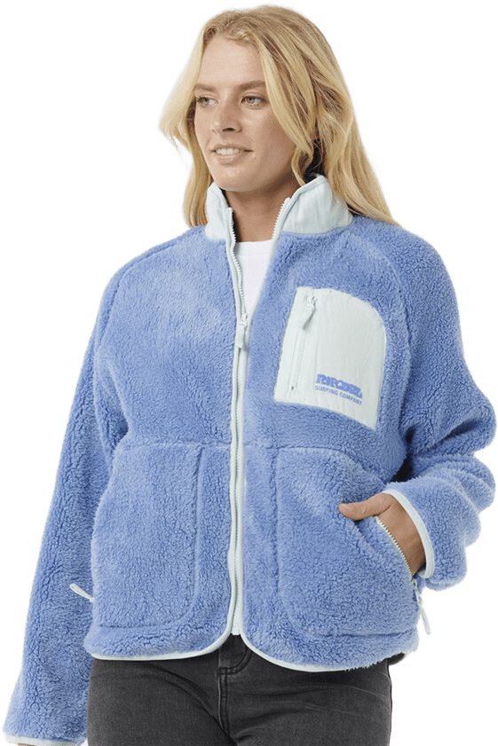 Rip Curl Shore Break Polar Fleece Womens Blue