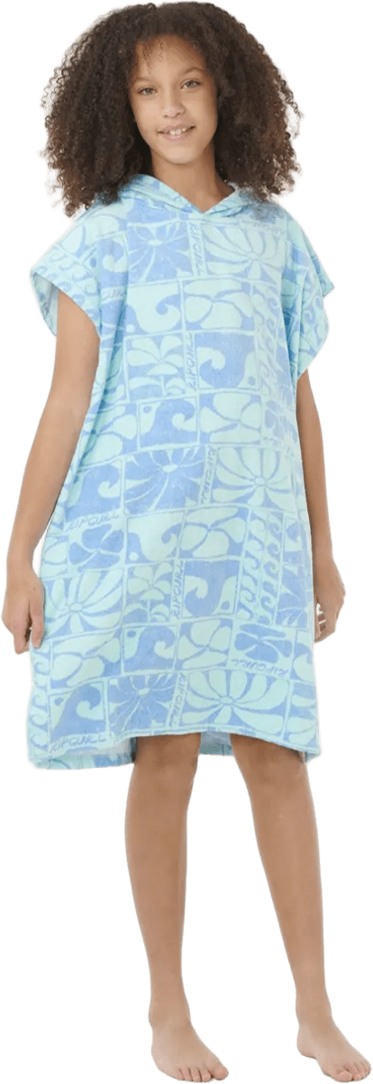 Rip Curl Mixed Cotton Hooded Towel Kids Blue