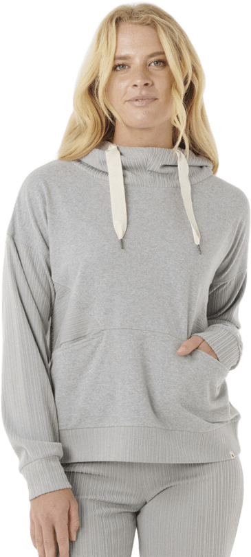 Rip Curl Cosy Hoodie Womens Grey Marle