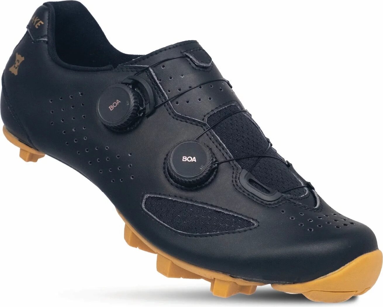 Lake MX239-X Gravel Wide Black / Gold