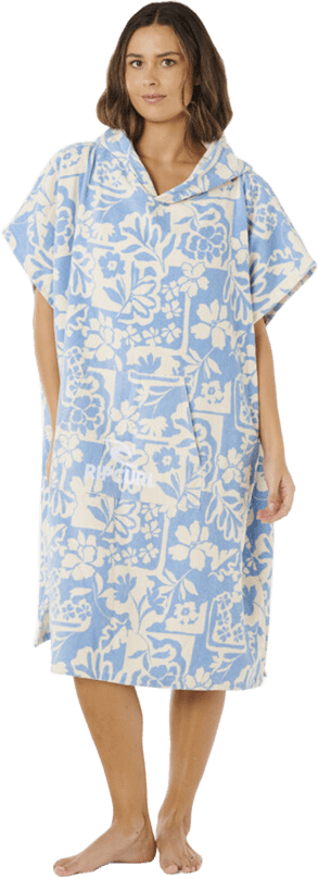 Rip Curl Mixed Hooded Towel Blissful Blue