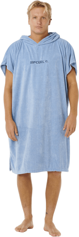 Rip Curl Brand Hooded Towel Faded Denim